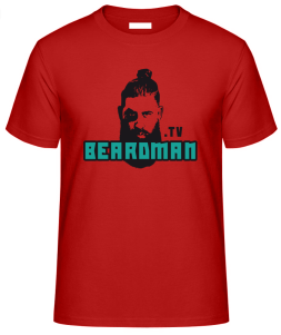 Beardman.TV Herren Shirt Blau