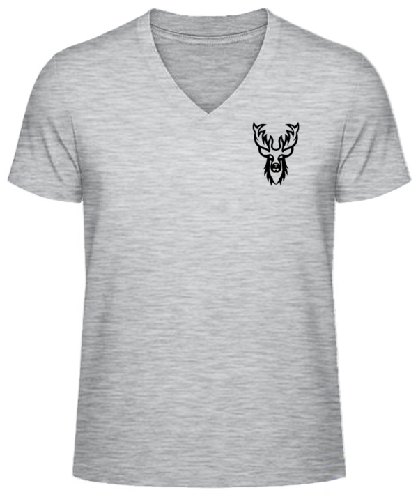 Cavilos - V-Neck Shirt Logo klein schwarz