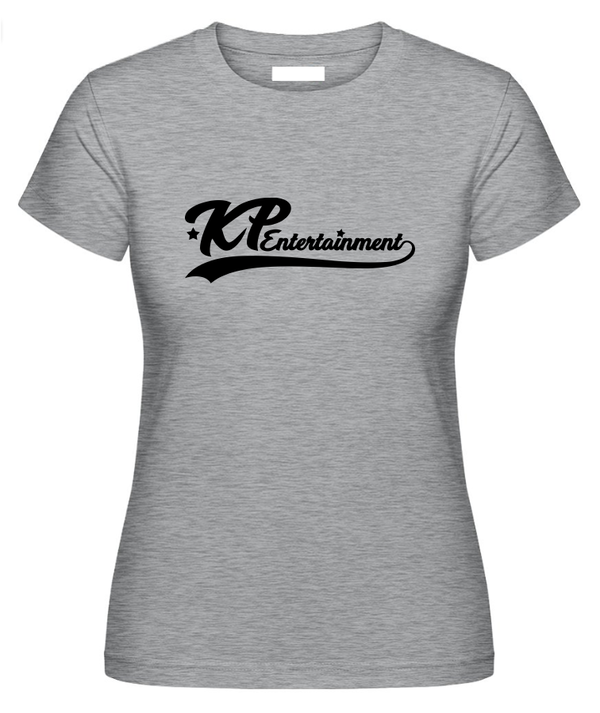KPentertainment T-Shirt Frauen Logo Groß Schwarz