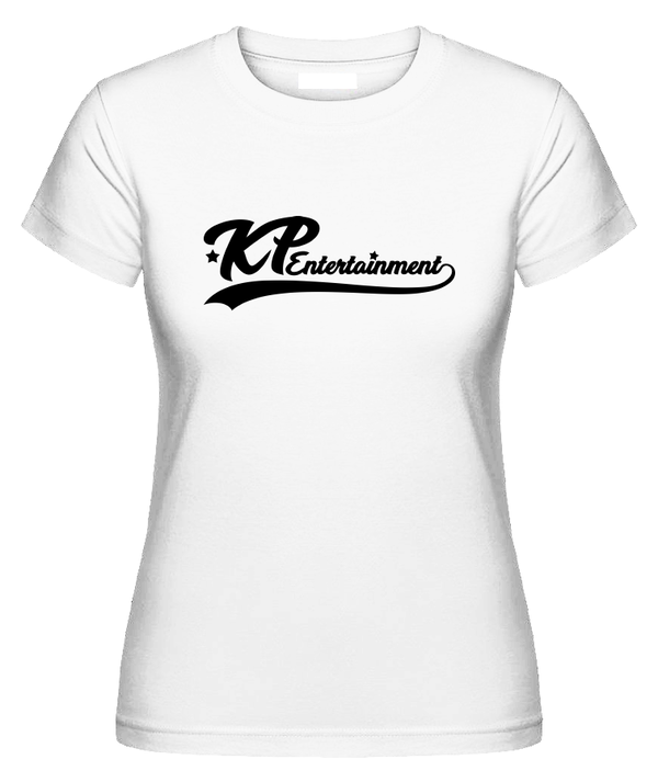 KPentertainment T-Shirt Frauen Logo Groß Schwarz