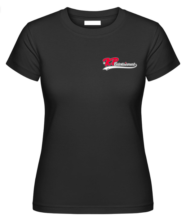 KPentertainment T-Shirt Frauen Logo Farbig Klein