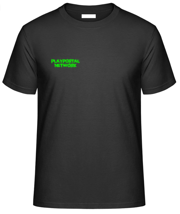 PlayPortal Unisex T-Shirt Schriftzug Klein