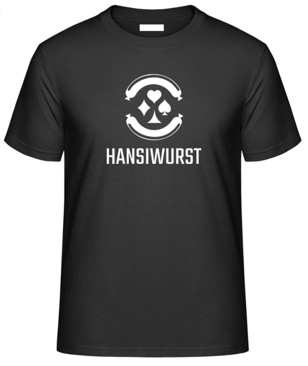 HansiWurst Unisex T-Shirt Logo Groß