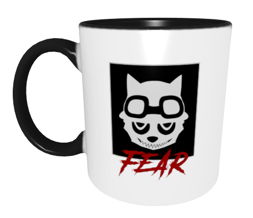 DasOnkeelchen Tasse Logo Fear