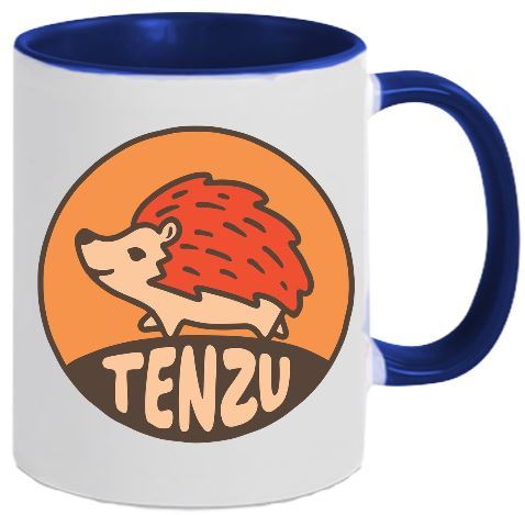 Two-Tone Tasse Tenzu Logo bunt