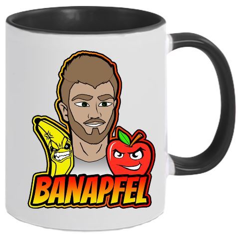 Two-Tone Tasse BanApfel Logo