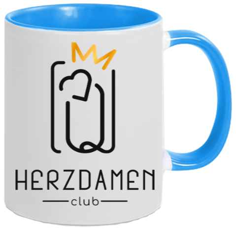 Two-Tone Tasse HERZDAMEN CLUB