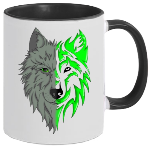 Two-Tone Tasse WOLVE