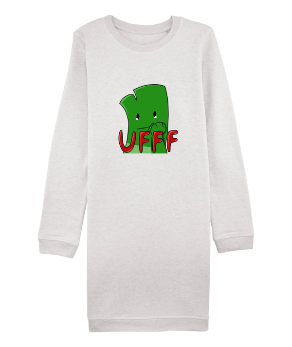 Premium Damen Sweatshirtkleid UFFF