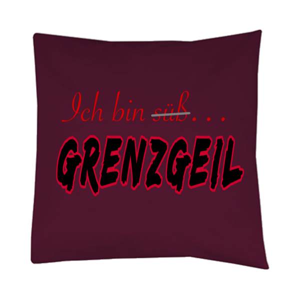 Kissen GRENZGIRL - Farbe und Motiv wählbar
