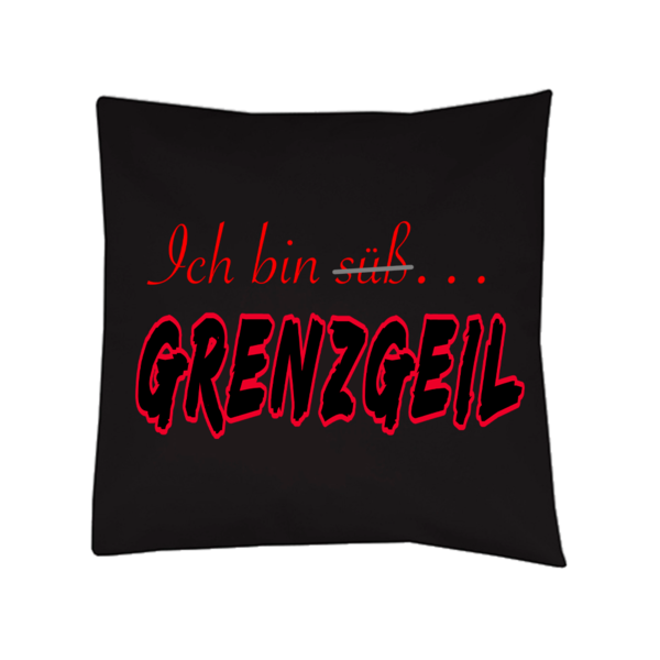 Kissen GRENZGIRL - Farbe und Motiv wählbar